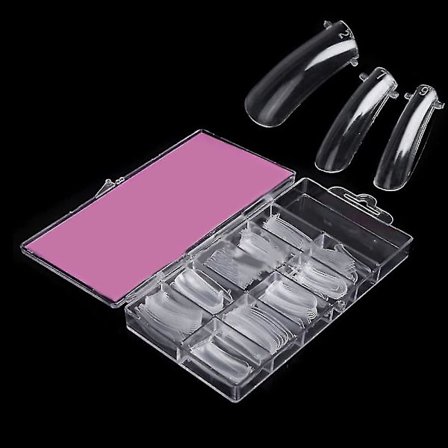 Klar Akryl Former Falske Negletips Form 120stk