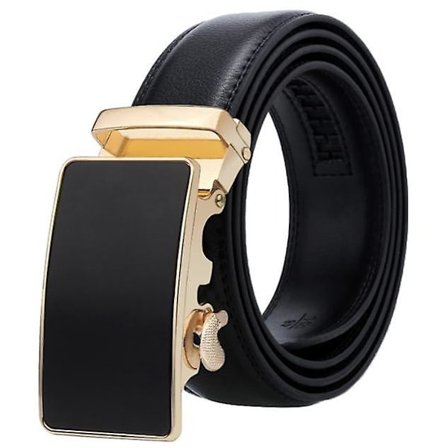 Herrebælte Casual Herre Automatisk Spænde Bælte Business Blødt Læder