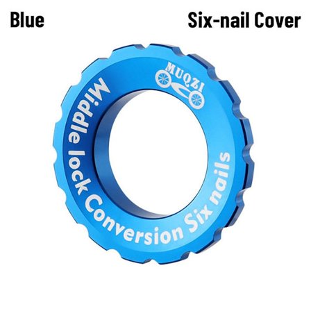 Center Lås Skivebremse Nav BLÅ SIX-SØM DÆKSEL Seks-SØM DÆKSEL