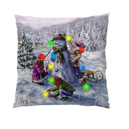 Julbelysning LED Kuddfodral Heminredning Kuddfodral Soffa Blinkande