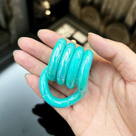 Stressreduserende leke, allsidig vridbart tau, temperaturfølsom tangle, fokus trening verktøy