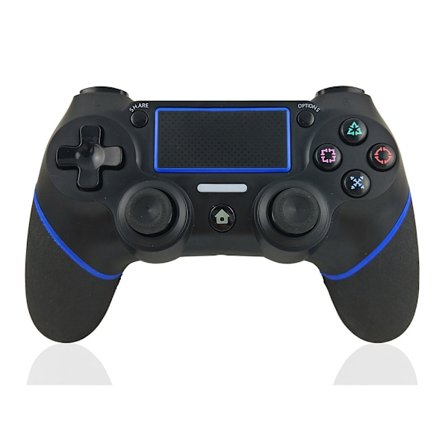 Privat støbt plastikbelagt PS4 trådløs controller PS4 controller PS4 trådløs Bluetooth spilcontroller med vibrationsfunktion