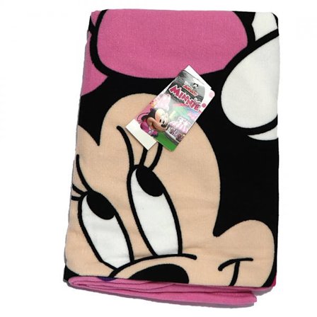 Disney Minnie Hearts badhandduk i snabbtorkande polyester