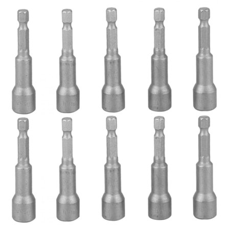 Magnetisk Mutterförare, 10 st 10mm Magnetisk Hexskaft Mutterförare, ZQKLA