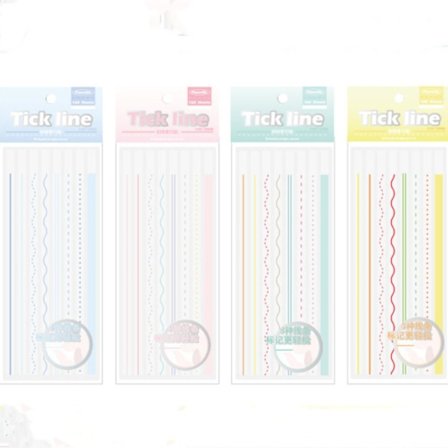 Highlighter Strips Highlighter Tape Memo Pad - spot försäljning