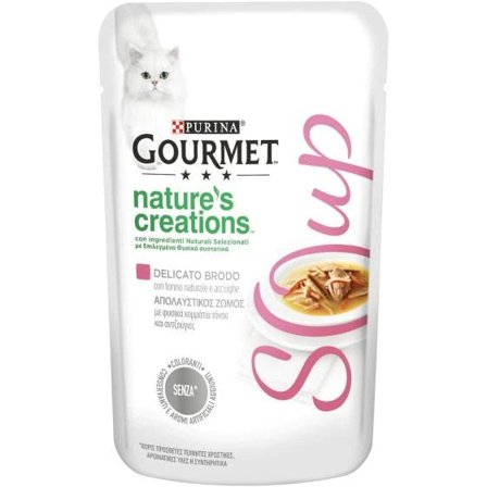 Purina Gourmet Nature's Creations Delicato Brodo Tonno E Acciughe
