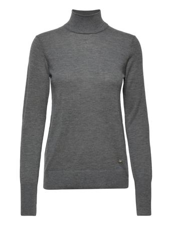 Relena Highneck Knit Grey MOS MOSH