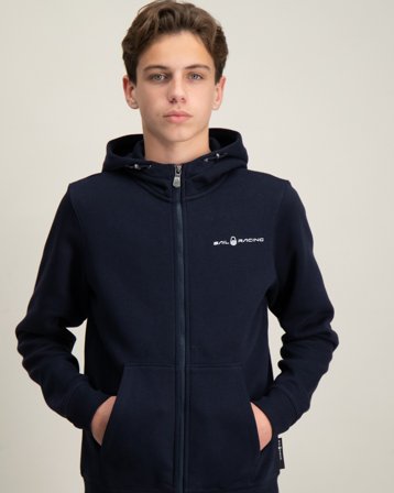 Sail Racing JR BOWMAN LOGO ZIP HOOD Blå Genser Gutt - Kids Brand Store