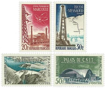 Frankrig 1959 - YT 1203-1206 - Postfrisk