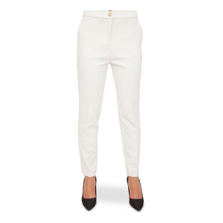 Nenette, Wide Trousers Biały, Kobieta, Rozmiar: S