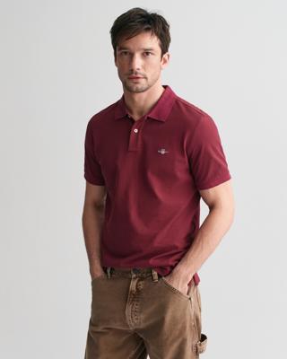 GANT - Klassisk piquéskjorte i regular fit - Herre - 4XL