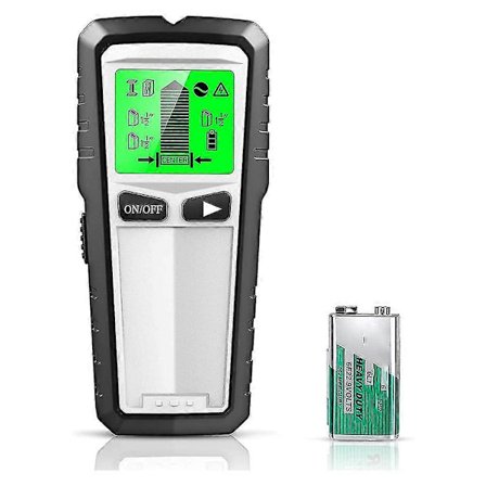 Vegg-skanner for å finne stendere - 5 i 1 Elektronisk stendere-sensor for vegg for tre, metall, AC-ledninger, stendere D