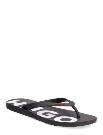 Dave_Thng_Rblg Shoes Summer Shoes Flip Flops Svart HUGO