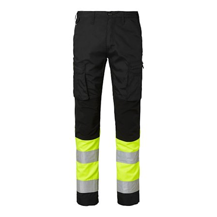 220 Service Trousers Black/fluorescent yellow Male