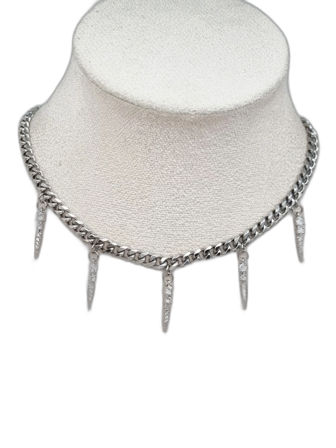 Handgjort halsband med zirconia