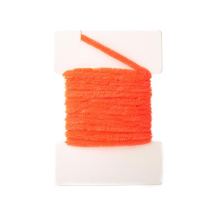 Round Chenille 3mm - Fluo Red