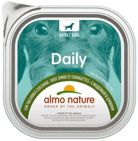 Almo Nature Daily Menu Cibo Umido Tacchino E Zucchine Cani Adulti