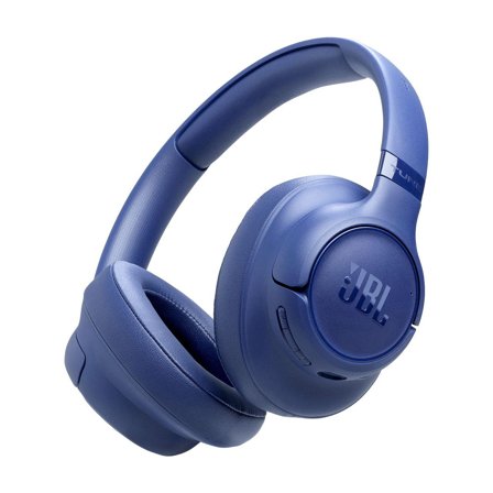 JBL Tune 730BT trådløse hodetelefoner, on-ear (blå) Flerpunktsforbindelse, Bluetooth 5,4, 76H batteri med hurtiglading,