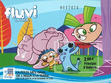 Spansk Andorra - Udstilling - Postfrisk miniark