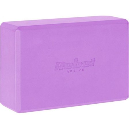 Rebel Cube yogablock i EVA-skum 120 g, lila, ACTIVE