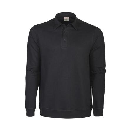 Printer Unisex Adult Homerun Långärmad Pikétröja 3xl Svart