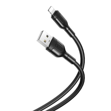 XO USB-A Till Lightning Kabel 1m 2.1A NB212 - Svart