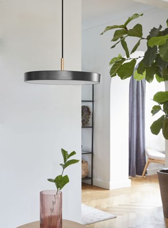 Asteria plus mini taklampe Ø31 - antrasitt