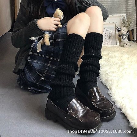 Punk-sääri- ja reisilämmittimet, lämpimät talvisukat naisille, pörröiset sääri- ja reisilämmittimet