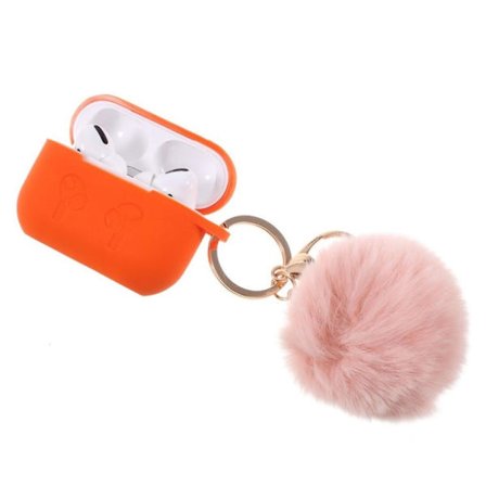 AirPods Pro silikone Hårbold pynt etui - Orange