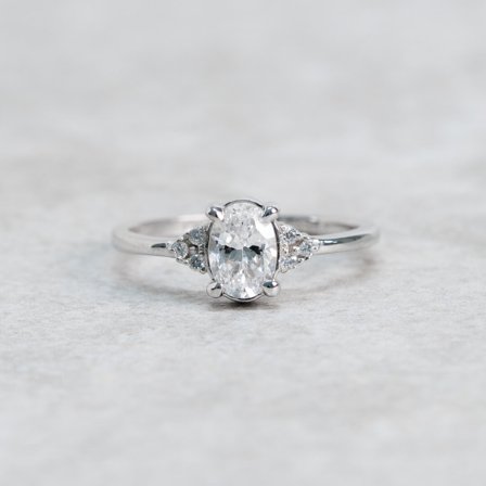 Förlovningsring Lindblom, 18K Vitguld - Förlovning- och vigselringar