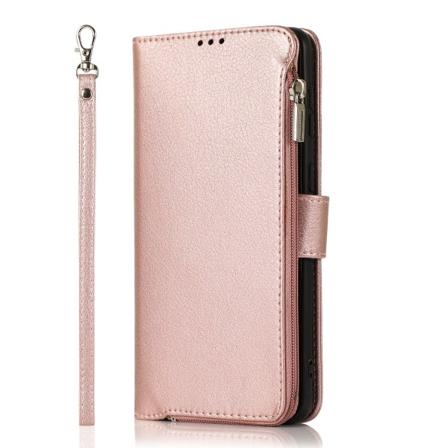 Smidigt Plånboksfodral - Samsung Galaxy S21 Plus Roséguld