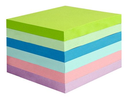 Notes kub 76x76mm pastell 450bl - Lyreco - Kontorsmaterial - Notes och Post-It - Notes - Kuber