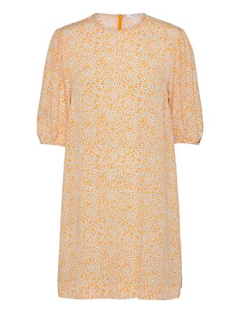 Aram Ss Dress Aop 12949 Orange Samsøe Samsøe