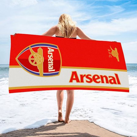 Absorberende håndklæde i mikrofiber, komfortabelt og hurtigtørrende håndklæde, team badehåndklæde, fan gave, julegave 70x140cm.