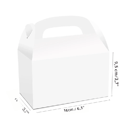 10/20/30 st kartong kall platta, födelsedag kartong låda, bröllop, mat, tårta, barnfestpåse, 20-pack