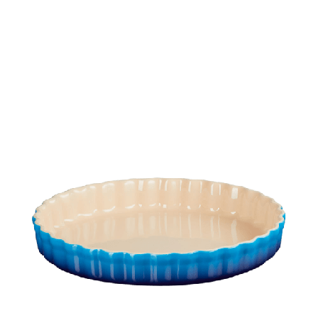 Le Creuset Pajform stengods 28cm Azure Blue Serveringstillbehör Unisex Blå 28 CM