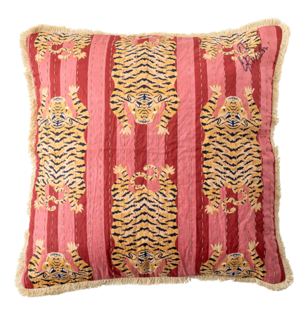 Bloomingville Poirino Putetrekk Rosa-Tiger 45x45