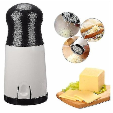 Osteskriver Ostehøvel Håndjusterbar Osteskjærer (hvit+svart)(1 stk)