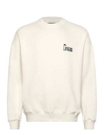 Anf Mens Sweatshirts Cream Abercrombie & Fitch