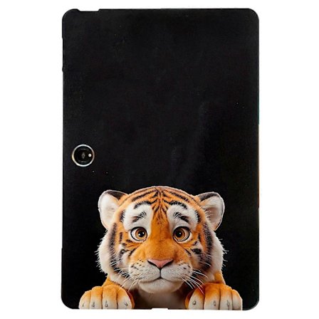 Etui til OnePlus Pad 2 med mønstertryk, slankt TPU tablet beskyttelsescover - Lille Tiger