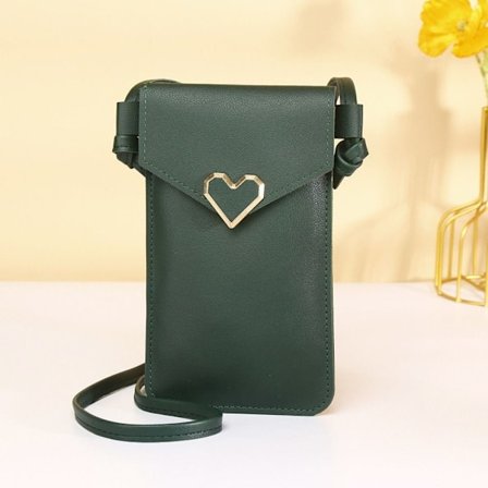 Mobiltelefonväska Touch Screen Telefonväskor GRÖN