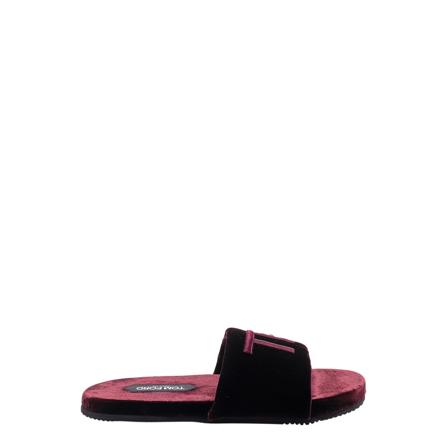 Tom Ford Sliders , Zwart , Heren , Maat: 41 EU