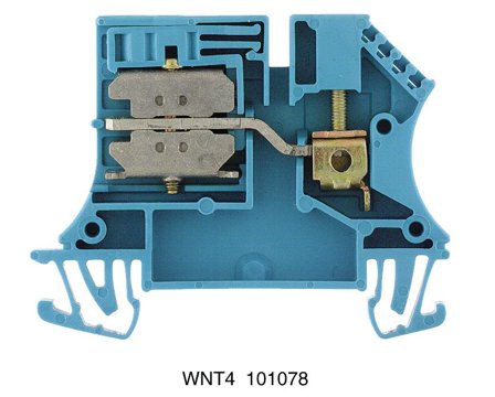 Weidmüller 1010980000 Nollajohtoliitin WNT 10, Sähkön jakelu & virrantuotto