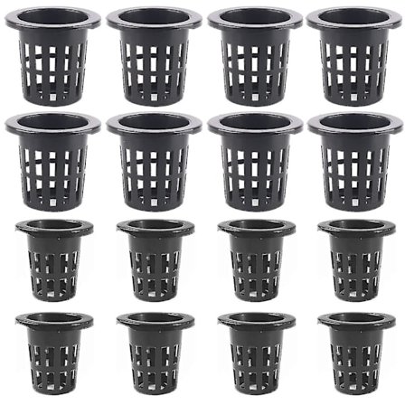 40 stk. Have Net Kopper, Hydroponiske Net Potte Have Spaltede Mesh Net Kopper Plante Børnehave Potte Runde Spand Kurv