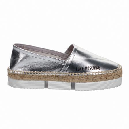 Love Moschino, Sneakers Szary, Kobieta, Rozmiar: 36 EU