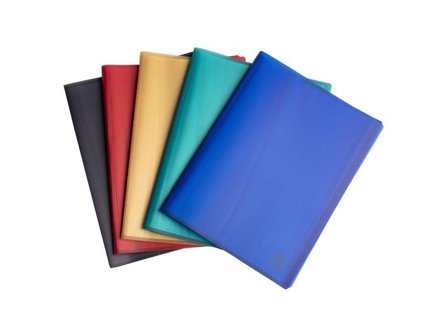 Exacompta Demobok opak recycled PP 80 fickor sorterade färger 5/fp - Lyreco - Kontorsmaterial - Pärmar och register - Demopärmar och demoböcker