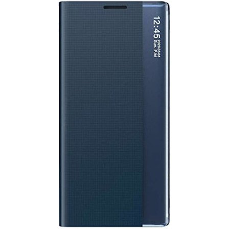 Tanyo Smart View Flip Cover til Samsung Galaxy S20 Fe (Fan Edition) Premium Læder Etui med Stilfuldt Spejl Klart Display Vindue Foldbart Støtteben P