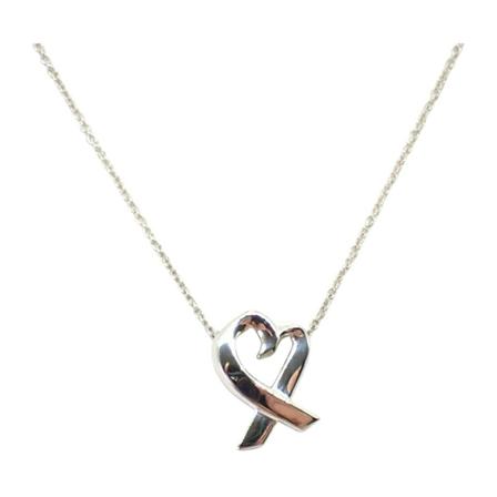 Tiffany & Co. Pre-owned, Necklaces Grijs, Dames, Maat:ONE Size