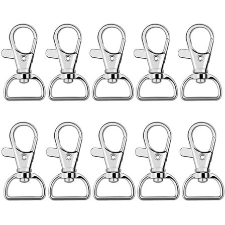 Karabinhage nøglering taske, 50 stk, til 360° nøgleringe