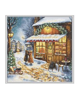 Broderipakke Bilde I påvente av julen - Andriana